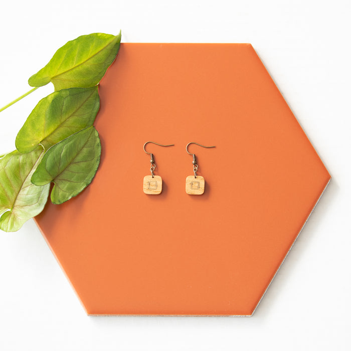 Mini Square Luminous Earrings